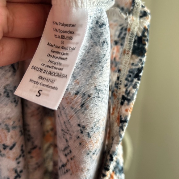 lularoe S Elegant Multicolor Patterned pleated Dress - Picture 8 of 9